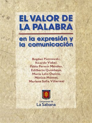 cover image of El valor de la palabra en la expresión y la comunicación